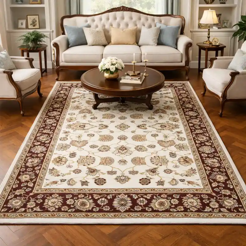 CLASSIC TOUCH - Tappeto Classico Stile Persiano Beige Rosso - 9597