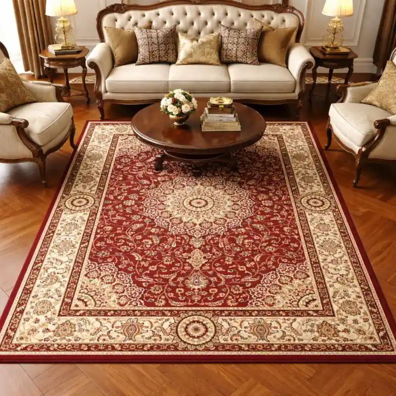 CLASSIC TOUCH - Tappeto Classico Stile Persiano Rosso Beige - 9596