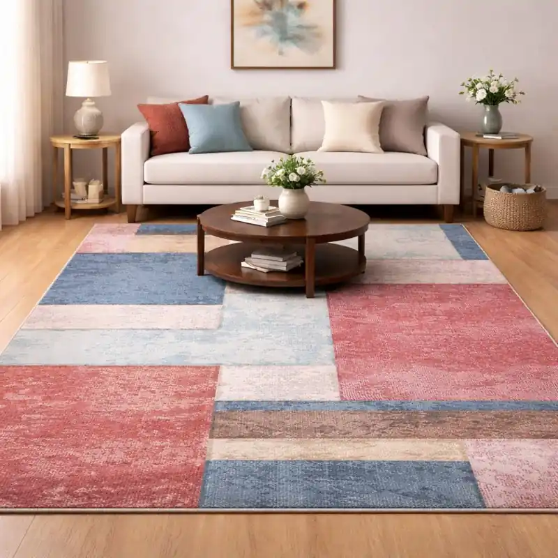 FUSION - Tappeto Moderno Sfumato Geometrico Melange - 8501 Multicolor