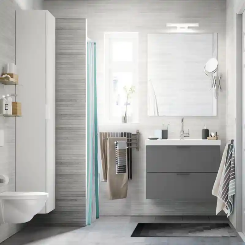 Tappeto Salotto Cucina Bagno Lavabile Antiscivolo Moderno Geometrico Triangolo Grigio - MOD5049