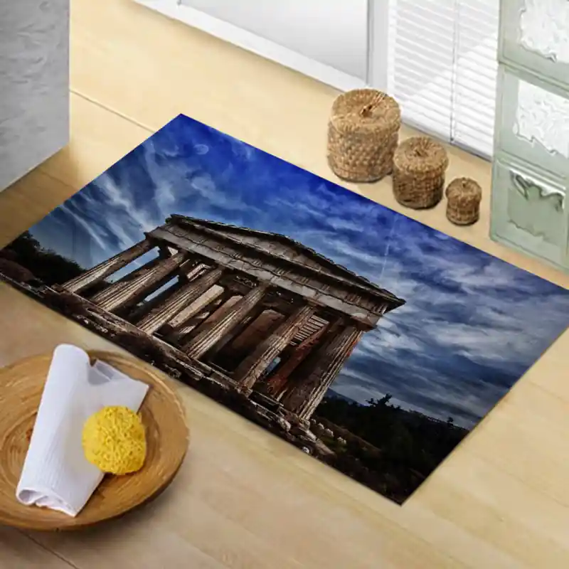 Tappeto Passatoia Salotto Cucina Bagno Lavabile Atene Grecia Acropoli Partenone - CI0007