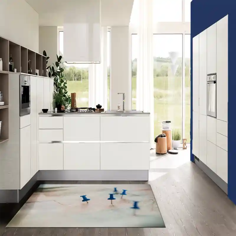 Tappeto Passatoia Salotto Cucina Bagno Lavabile Cartina Geografica Puntine Luoghi Visitati - CG0048