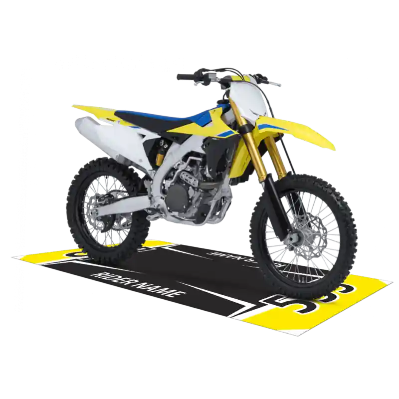 Tappeto Sottomoto PERSONALIZZATO Alta Resistenza Lavabile Antiscivolo Stampa Digitale Sample Giallo