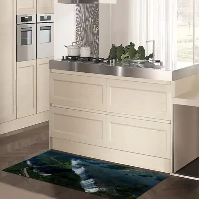Tappeto Passatoia Salotto Cucina Bagno Lavabile Zimbawe Africa Cascate Vittoria Natura - CI0059