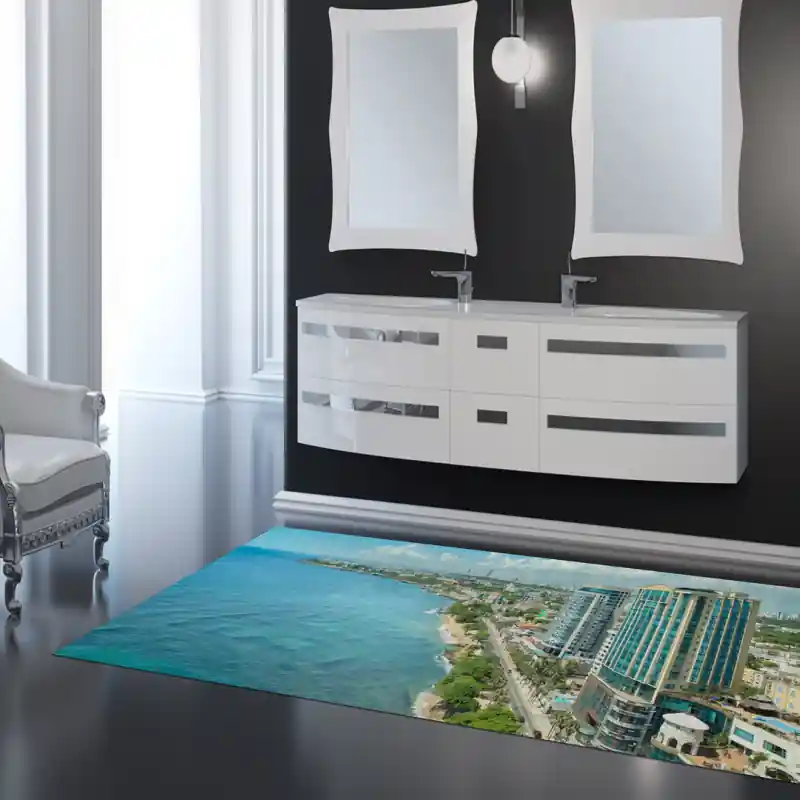 Tappeto Passatoia Salotto Cucina Bagno Lavabile Santo Domingo Repubblica Dominicana Caraibi - CI0055