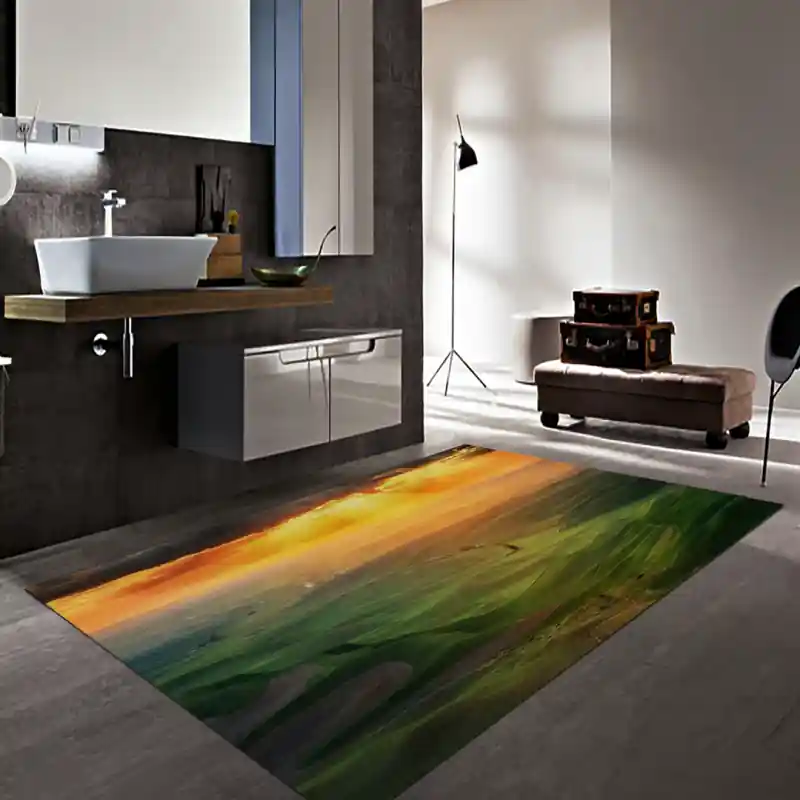 Tappeto Passatoia Salotto Cucina Bagno Lavabile Toscana Regione Italia Colline Appennini - CI0048