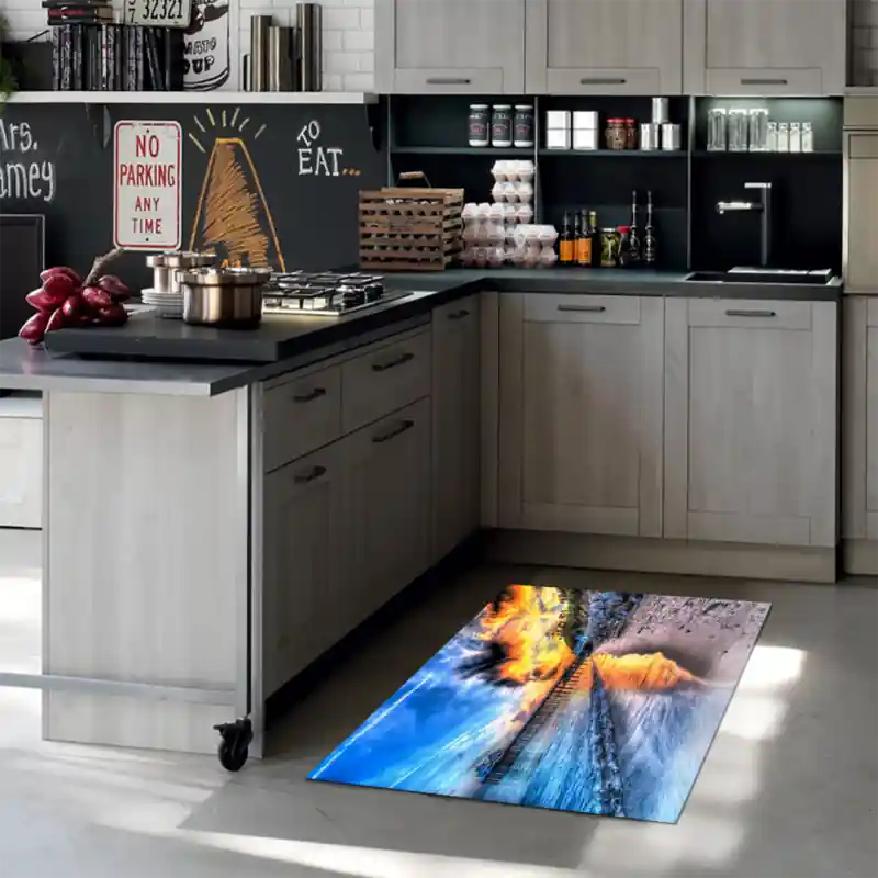 Tappeto Passatoia Salotto Cucina Bagno Lavabile Puglia Italia Tacco Mare Mediterraneo - CI0046
