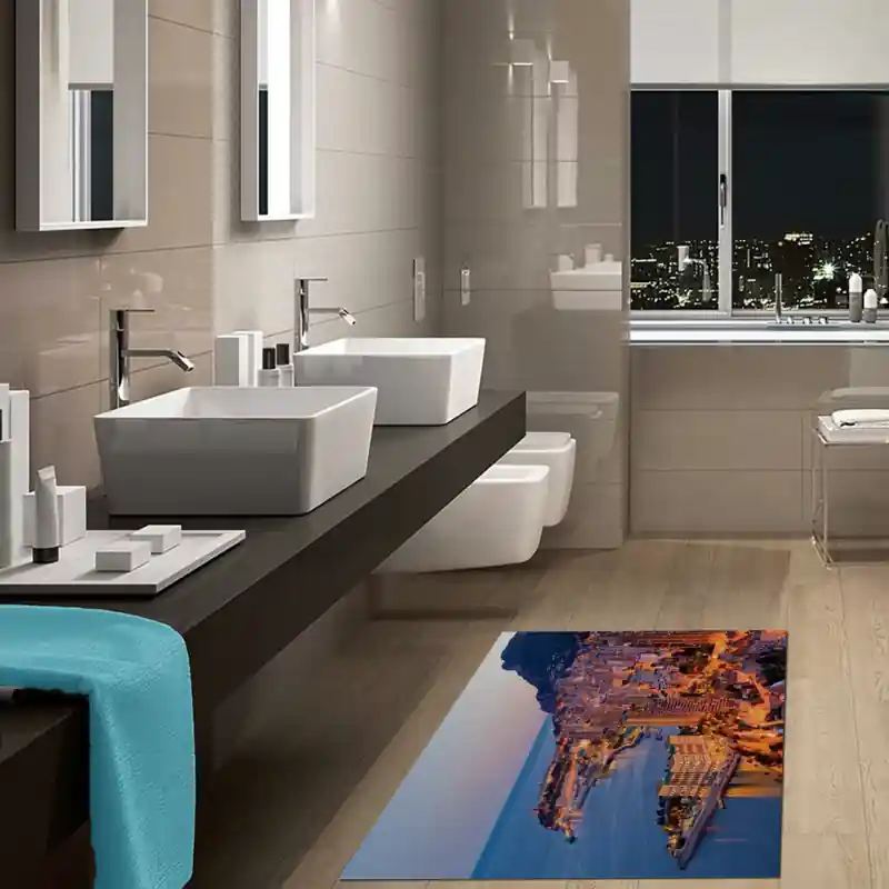 Tappeto Passatoia Salotto Cucina Bagno Lavabile Principato Di Monaco Baviera Francia - CI0028