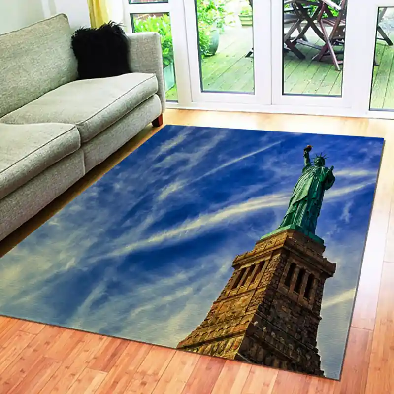 Tappeto Passatoia Salotto Cucina Bagno Lavabile Statua Della Libertà New York Usa - MON0032