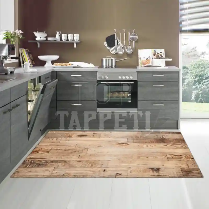 KITCHEN - Tappeto Passatoia Cucina Stampa Digitale - PARQUET
