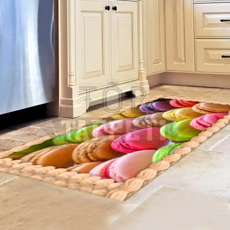 KITCHEN - Tappeto Passatoia Cucina Stampa Digitale - MACARONS
