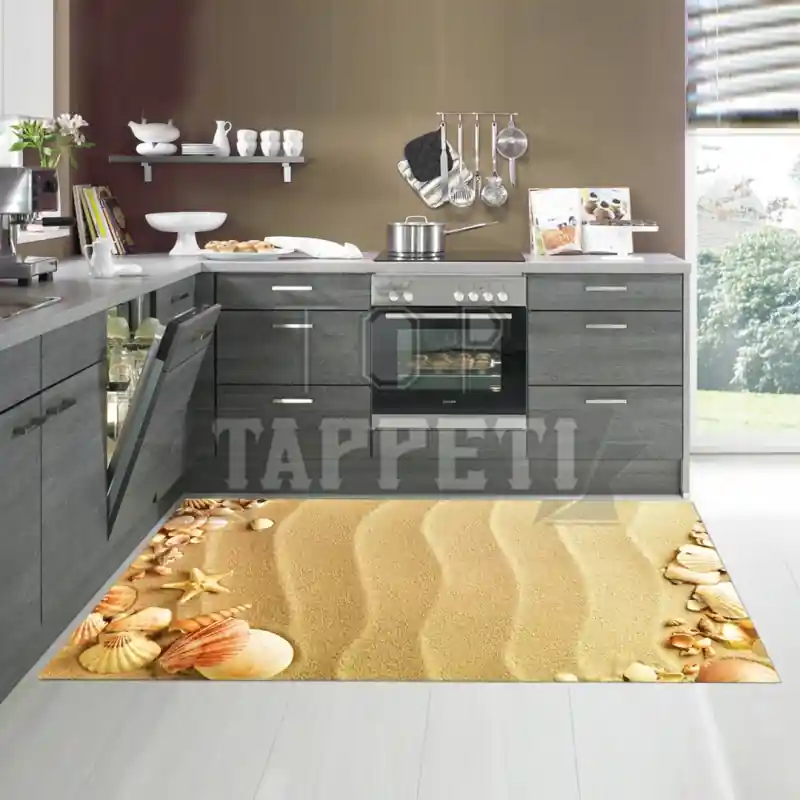 KITCHEN - Tappeto Passatoia Cucina Stampa Digitale - SPIAGGIA BEACH