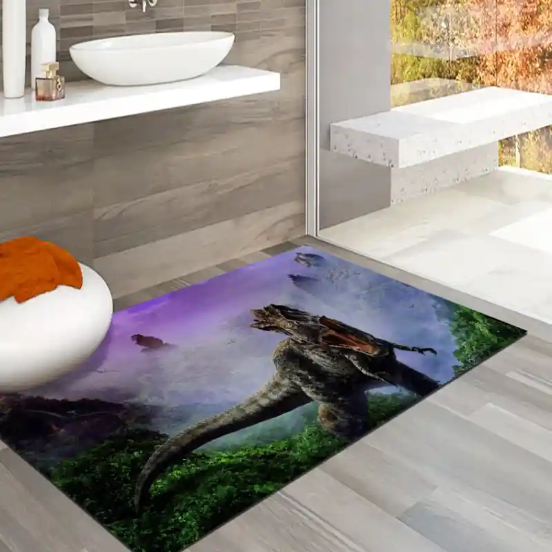 Tappeto Passatoia Salotto Cucina Bagno Lavabile Dinosauro Tramosauro - DINO0057