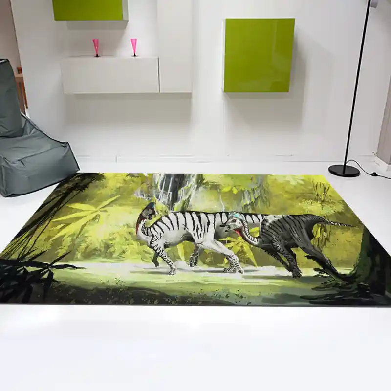 Tappeto Passatoia Salotto Cucina Bagno Lavabile Dinosauro Disegno - DINO0039