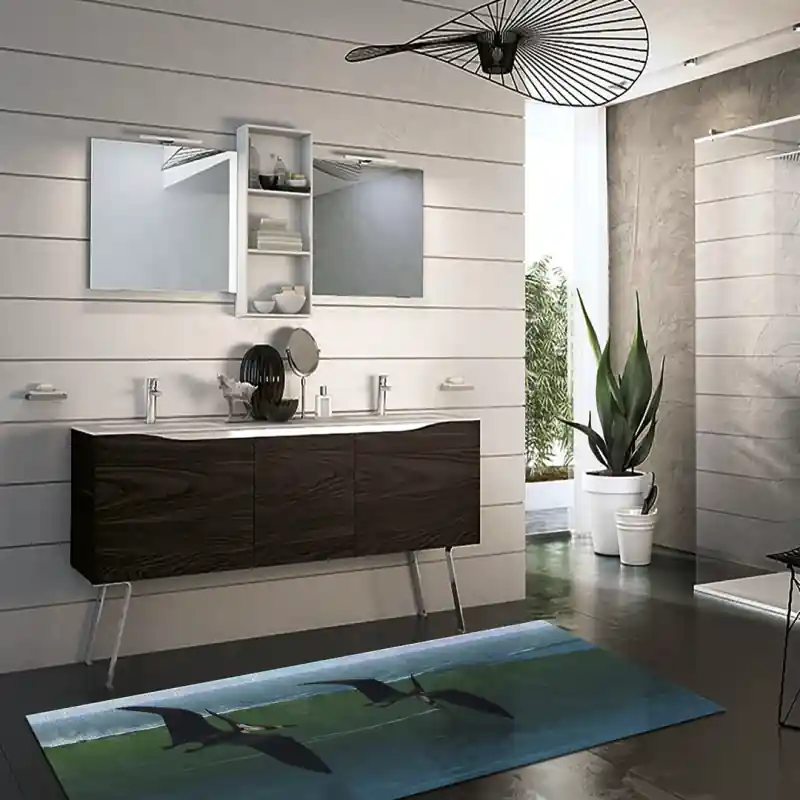 Tappeto Passatoia Salotto Cucina Bagno Lavabile Dinosauro Pteranodonte - DINO0032