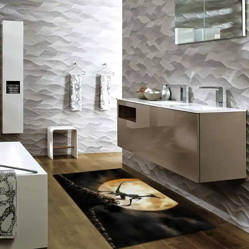 Tappeto Passatoia Salotto Cucina Bagno Lavabile Dinosauro Troodon - DINO0024