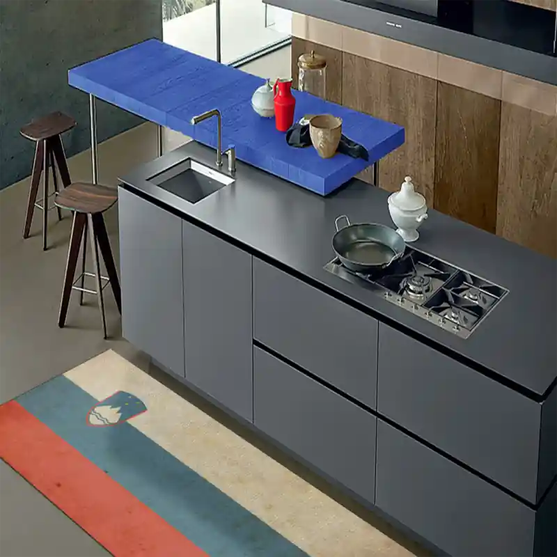 Tappeto Passatoia Salotto Cucina Bagno Lavabile Stampa Digitale Bandiera Vintage Rosso Blu SLOVENIA