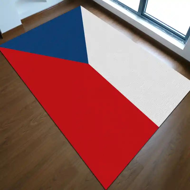 Tappeto Passatoia Salotto Cucina Bagno Lavabile Stampa Digitale Bandiera Rosso Blu - REPUBBLICA CECA