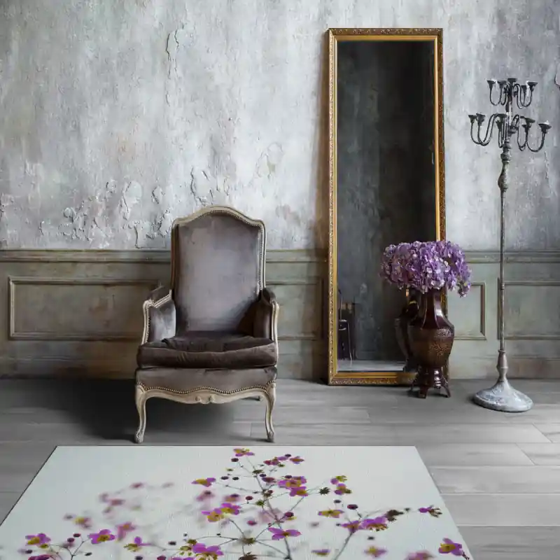 Tappeto Passatoia Salotto Cucina Bagno Lavabile Sparmannia Rosa - FLO0065