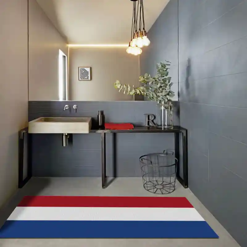 Tappeto Passatoia Salotto Cucina Bagno Lavabile Stampa Digitale Bandiera Tricolore - PAESI BASSI