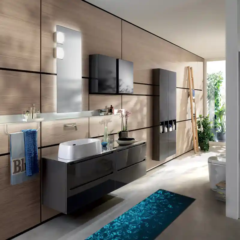 Tappeto Passatoia Salotto Cucina Bagno Lavabile Musica Note Blu - MUS0013