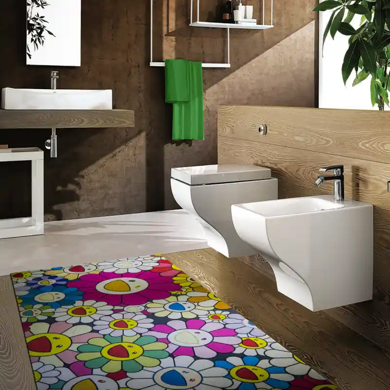 Tappeto Passatoia Salotto Cucina Bagno Lavabile Fiori Vari Cartoon - FLO0097