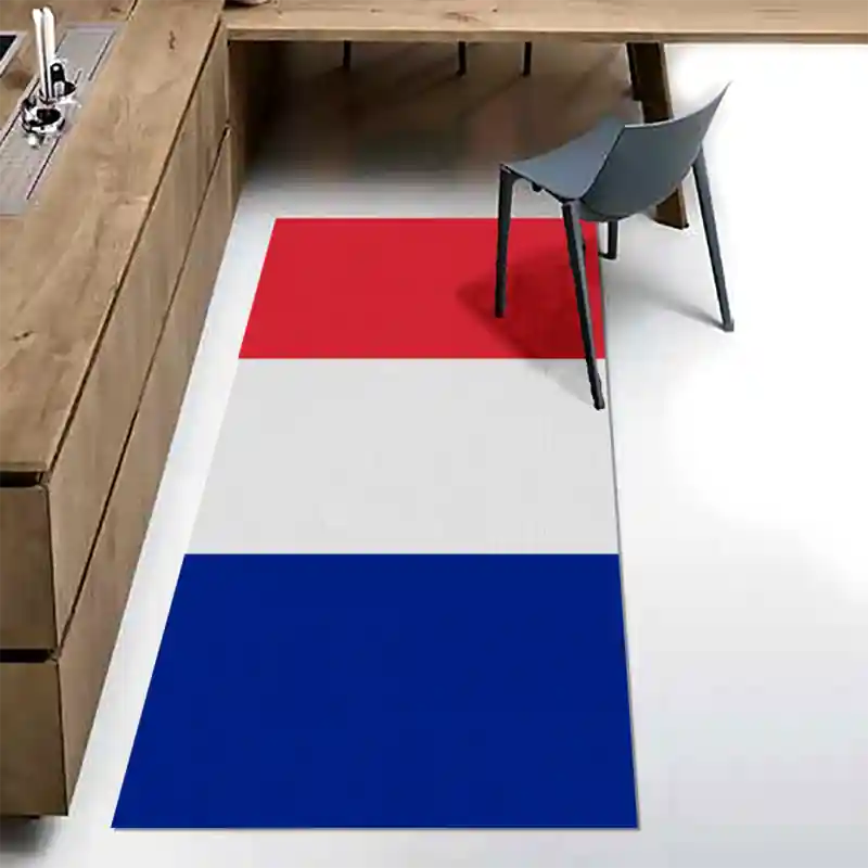 Tappeto Passatoia Salotto Cucina Bagno Lavabile Stampa Digitale Bandiera Tricolore - FRANCIA