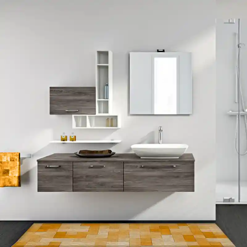 Tappeto Passatoia Salotto Cucina Bagno Lavabile Antiscivolo Moderno Geometrico Giallo Oro - MOD5013