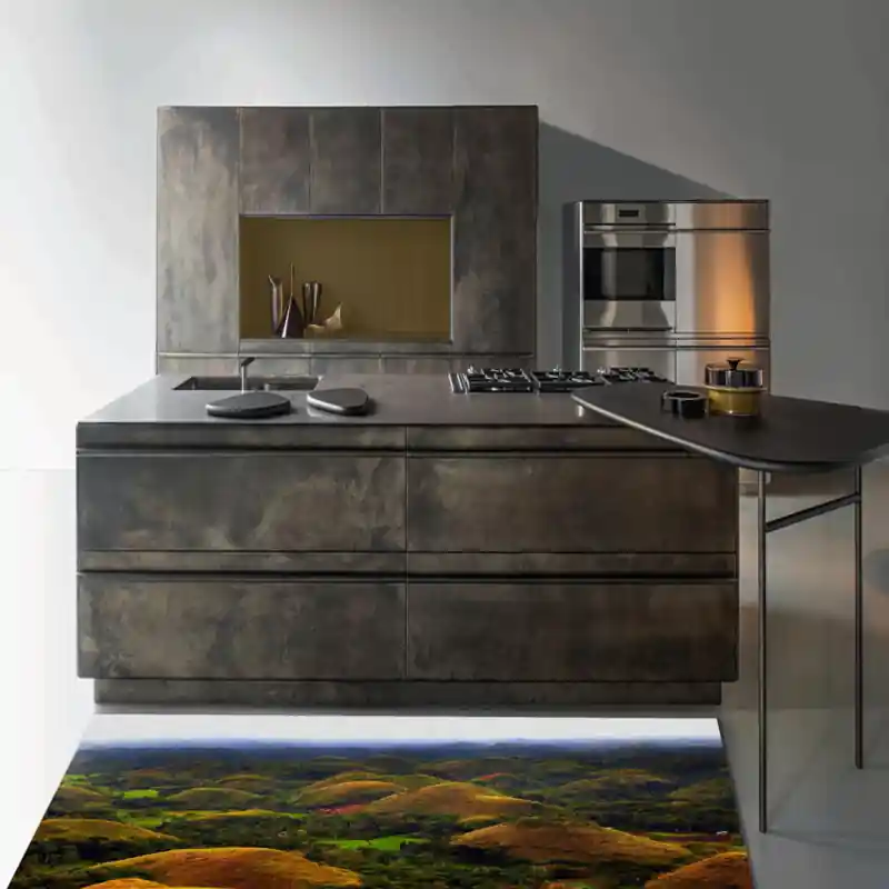 Tappeto Passatoia Salotto Cucina Bagno Lavabile Paesaggio Chocolate Hills Colline - PAE0123