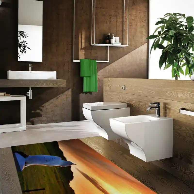 Tappeto Passatoia Salotto Cucina Bagno Lavabile Stampa Digitale Gatto al Tramonto - GAT0042
