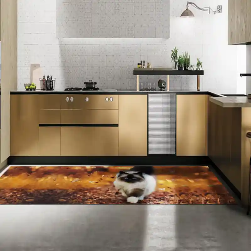 Tappeto Passatoia Salotto Cucina Bagno Lavabile Stampa Digitale Gatto Della Birmania - GAT0014