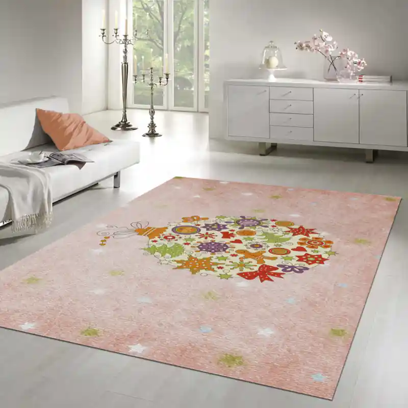 Tappeto Passatoia Salotto Cucina Bagno Lavabile Natale Pallina Albero Decorazione - NAT0052