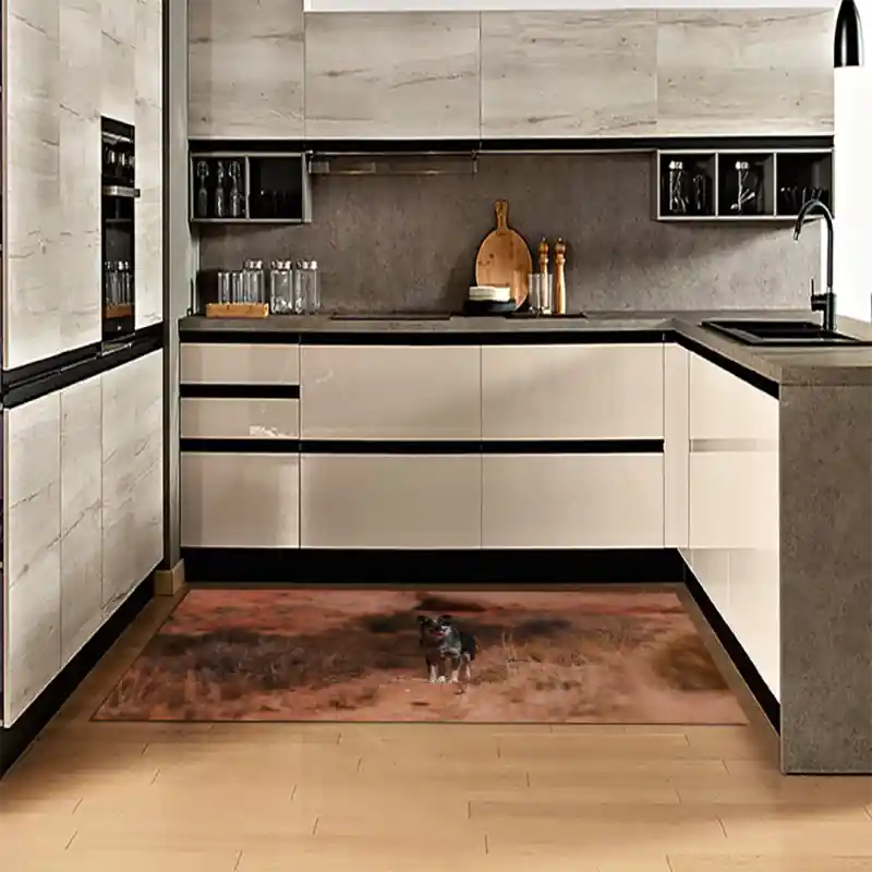 Tappeto Passatoia Salotto Cucina Bagno Lavabile Stampa Digitale Australian Cattle Dog - CAN0043