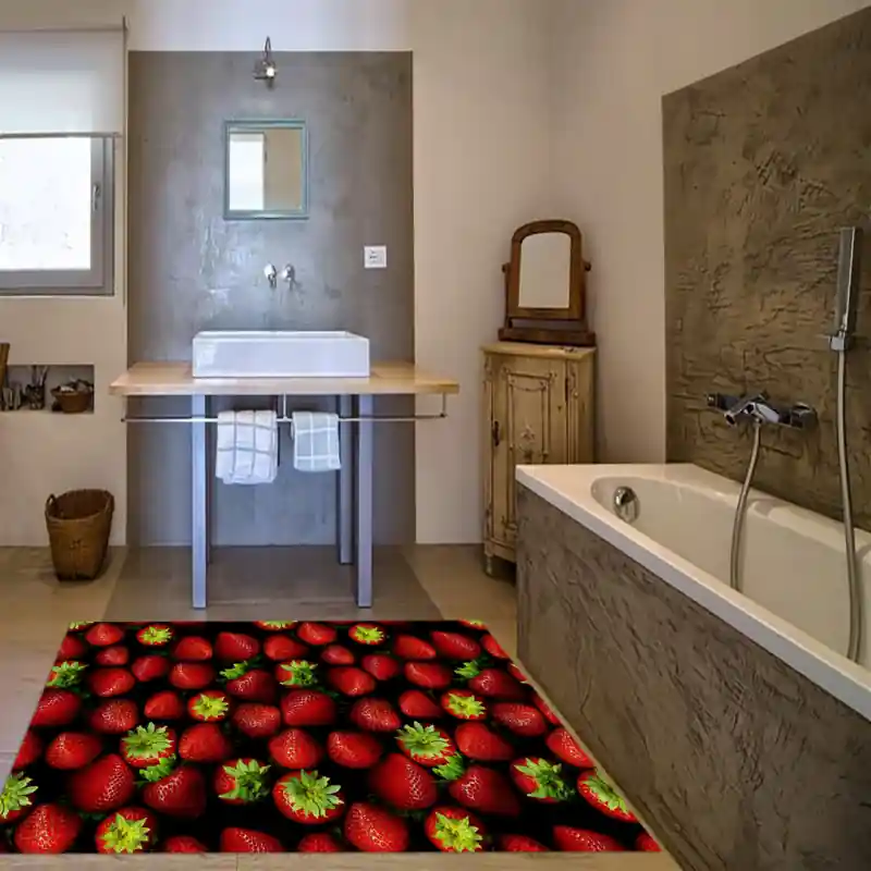 Tappeto Passatoia Salotto Cucina Bagno Lavabile Antiscivolo Stampa Digitale Agricoltura- AGR0009