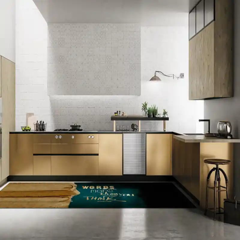 Tappeto Passatoia Salotto Cucina Bagno Lavabile Antiscivolo Stampa Digitale Aforismi Libri - AFO0038