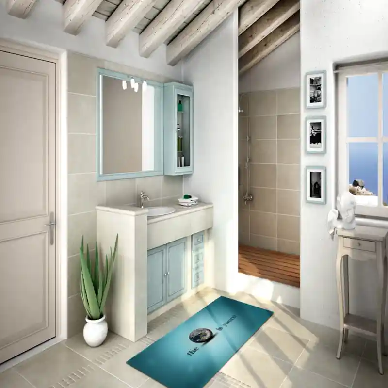 Tappeto Passatoia Salotto Cucina Bagno Lavabile Antiscivolo Stampa Digitale Aforismi- AFO0017