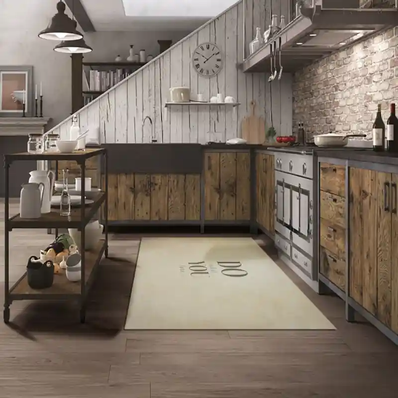 Tappeto Passatoia Salotto Cucina Bagno Lavabile Antiscivolo Stampa Digitale Aforismi- AFO0010