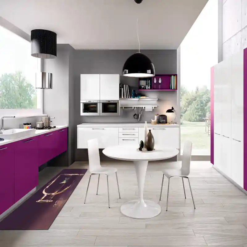 Tappeto Passatoia Salotto Cucina Bagno Lavabile Antiscivolo Stampa Digitale Navi - NAV0057