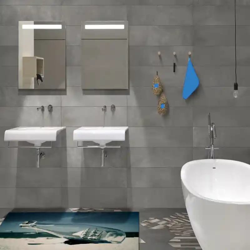 Tappeto Passatoia Salotto Cucina Bagno Lavabile Antiscivolo Stampa Digitale Navi - NAV0055