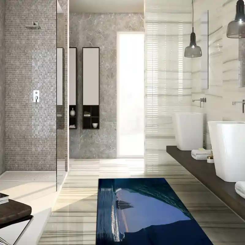 Tappeto Passatoia Salotto Cucina Bagno Lavabile Antiscivolo Stampa Digitale Navi - NAV0025