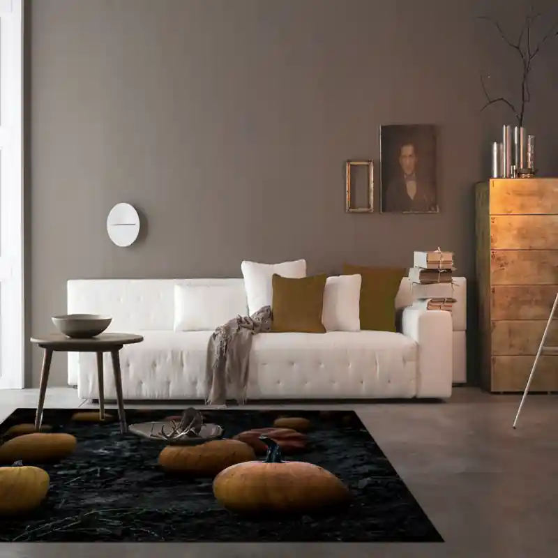 Tappeto Passatoia Salotto Cucina Bagno Lavabile Food Zucca Ortaggio A Frutto Campo Autunno - FO0074