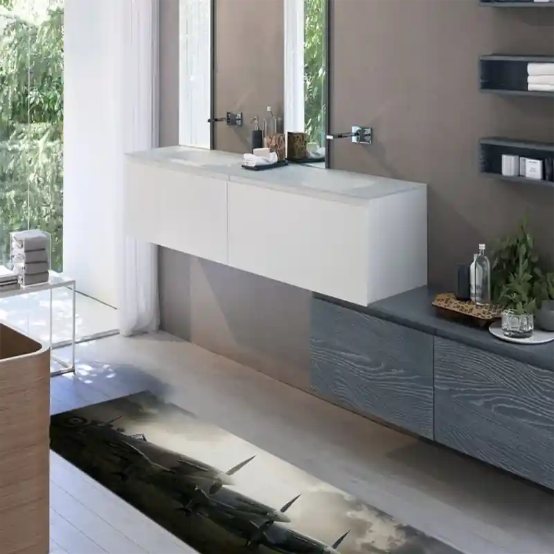 Tappeto Passatoia Salotto Cucina Bagno Lavabile Antiscivolo Stampa Digitale Aerei - AER0022