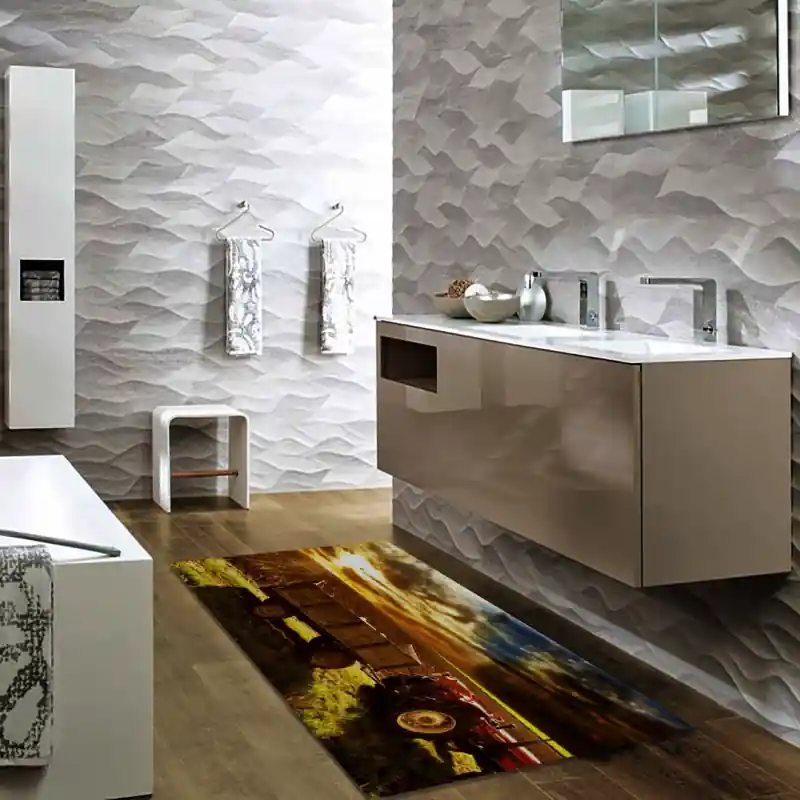 Tappeto Passatoia Salotto Cucina Bagno Lavabile Antiscivolo Stampa Digitale Agricoltura - AGR0006