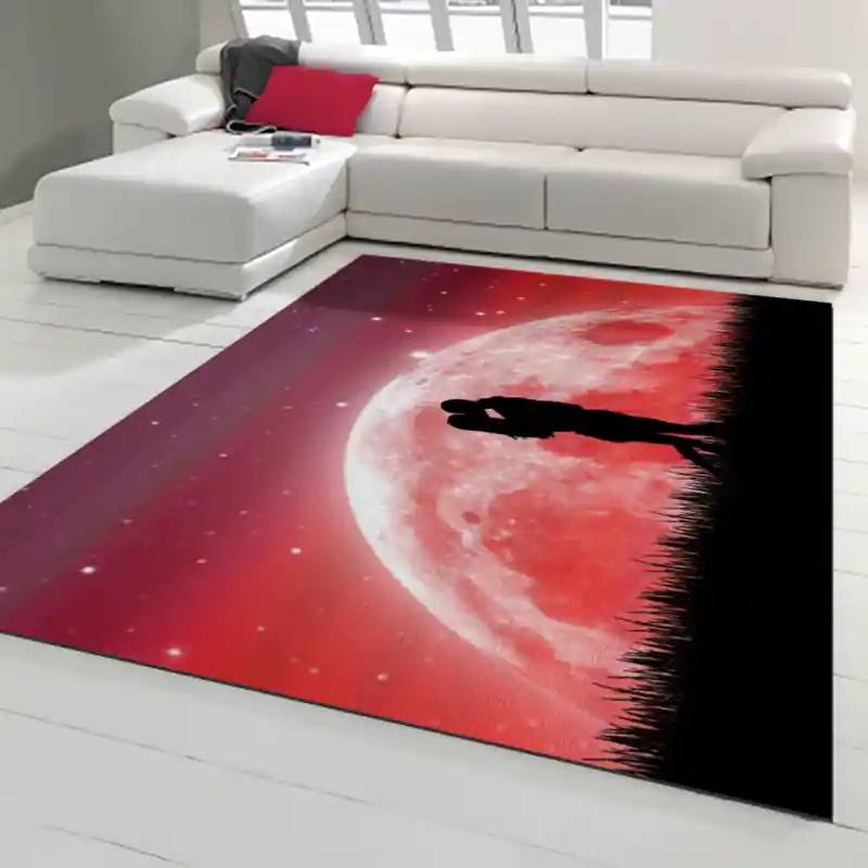 Tappeto Passatoia Salotto Cucina Bagno Lavabile Lui Lei Bacio Sotto La Luna - LL0035