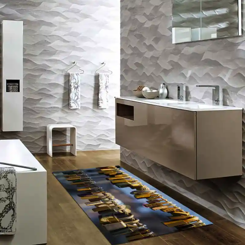 Tappeto Passatoia Salotto Cucina Bagno Lavabile Lui Lei Lucchetti Appesi Amore Nomi - LL0028