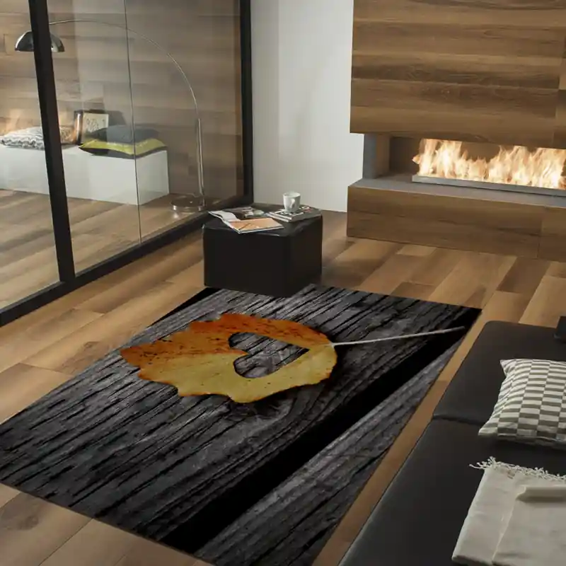 Tappeto Passatoia Salotto Cucina Bagno Lavabile Lui Lei Foglia Cuore Amore - LL0026