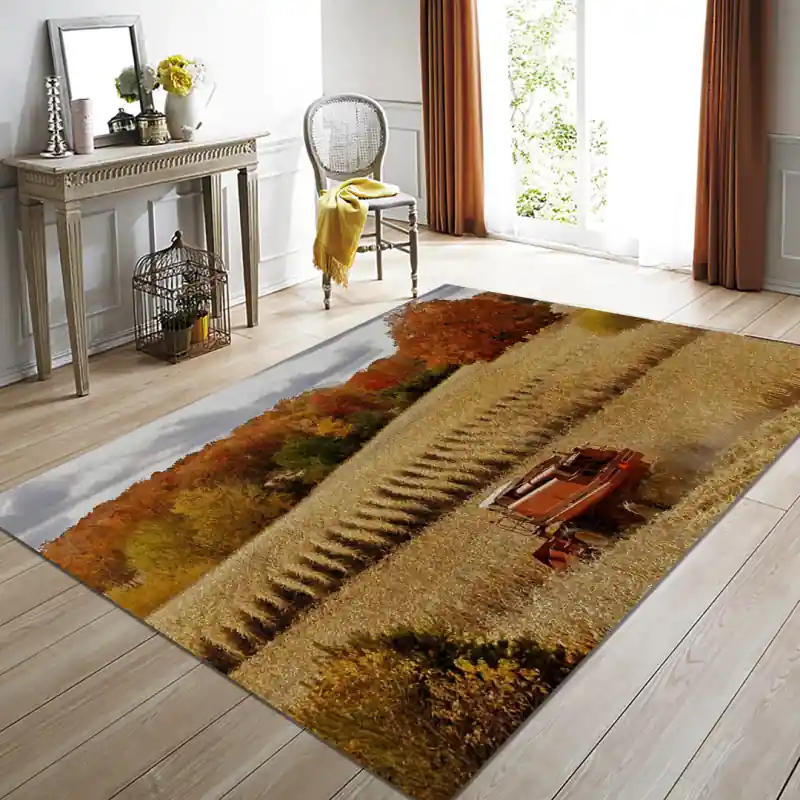 Tappeto Passatoia Salotto Cucina Bagno Lavabile Antiscivolo Stampa Digitale Agricoltura - AGR0005