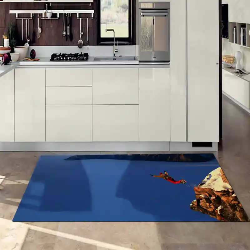 Tappeto Passatoia Salotto Cucina Bagno Lavabile Sport Paracadutismo Alta Quota Montagna - SPO0057