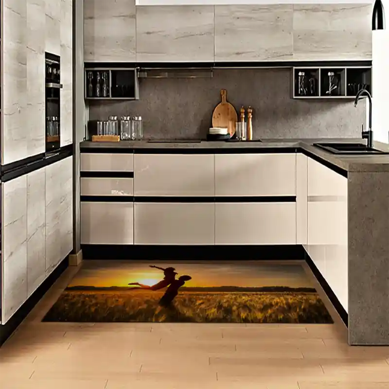 Tappeto Passatoia Salotto Cucina Bagno Lavabile Lui Lei Abbraccio Volo Leggerezza Amore - LL0083