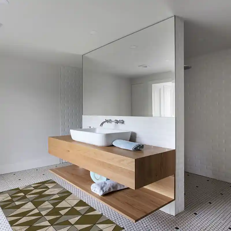 Tappeto Passatoia Salotto Cucina Bagno Lavabile Pattern Motivo Geometrico Triangoli - PATT0006